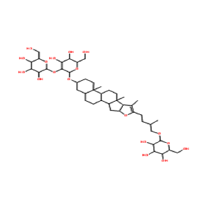 知母皂苷B,b-D-Galactopyranoside, (3b,5b)-26-(b-D-glucopyranosyloxy)furost-20(22)-en-3-yl 2-O-b-D-glucopyranosyl-