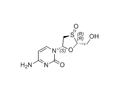 拉米夫定杂质08,4-amino-1-((2R,3R,5S)-2-(hydroxymethyl)-3-oxido-1,3-oxathiolan-5-yl)pyrimidin-2(1H)-one