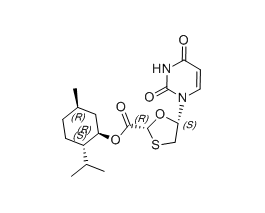 拉米夫定杂质16,(2R,5S)-(1R,2S,5R)-2-isopropyl-5-methylcyclohexyl 5-(2,4-dioxo-3,4-dihydropyrimidin-1(2H)-yl)-1,3-oxathiolane-2-carboxylate