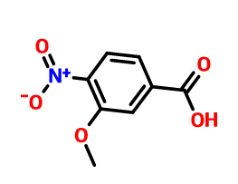 3-甲氧基-4-硝基苯甲酸,3-Methoxy-4-nitrobenzoic acid