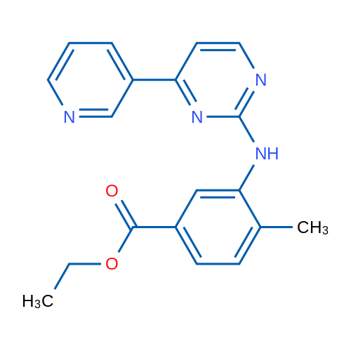 4-甲基-3- [[4-(3-吡啶基)-2-嘧啶基]氨基]苯甲酸乙酯,4-Methyl-3-[[4-(3-pyridinyl)-2- pyrimidinyl]amino]benzoic acid ethyl ester