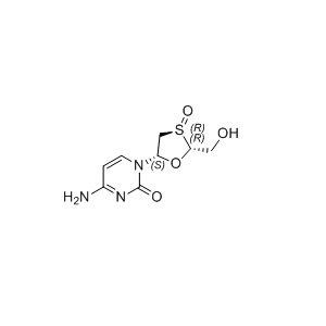 拉米夫定杂质08,4-amino-1-((2R,3R,5S)-2-(hydroxymethyl)-3-oxido-1,3-oxathiolan-5-yl)pyrimidin-2(1H)-one