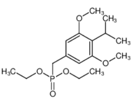 苯烯莫德中间体,Phosphonic acid, [[3,5-dimethoxy-4-(1-methylethyl)phenyl]methyl]-, diethyl ester (9CI)