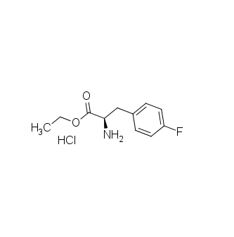 ethyl (2R)-2-amino-3-(4-fluorophenyl)propanoate;hydrochloride