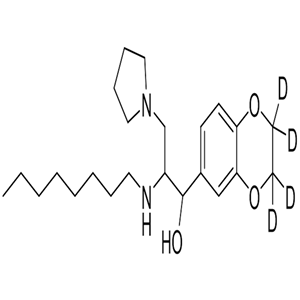 1-(2,3-dihydrobenzo[b][1,4]dioxin-6-yl-2,2,3,3-d4)-2-(octylamino)-3-(pyrrolidin-1-yl)propan-1-ol