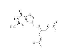 更昔洛韦杂质10,2-((2-amino-6-oxo-1,6-dihydro-9H-purin-9-yl)methoxy)propane-1,3- diyl diacetate