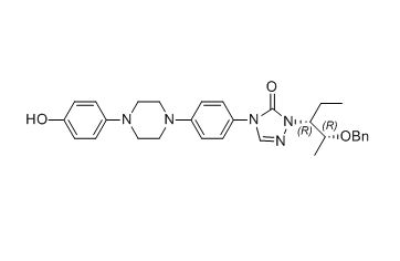 泊沙康唑杂质35,1-((2R,3R)-2-(benzyloxy)pentan-3-yl)-4-(4-(4-(4-hydroxyphenyl) piperazin-1-yl)phenyl)-1H-1,2,4-triazol-5(4H)-one