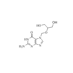 更昔洛韦杂质07,2-amino-7-(((1,3-dihydroxypropan-2-yl)oxy)methyl)-1,7-dihydro-6H- purin-6-one