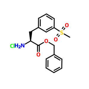 (S)-2-氨基-3-甲砜基-苯丙酸苄酯,benzyl (2S)-2-amino-3-(3-methanesulfonylphenyl)propanoate