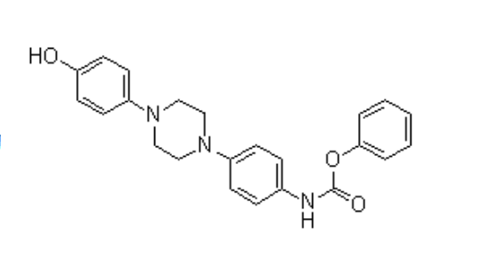 [4-[4-(4-羟基苯基)1-哌嗪基]苯基]氨基甲酸苯酯,[4-[4-(4-Hydroxyphenyl)-1-piperazinyl]phenyl]carbamic acid phenyl ester