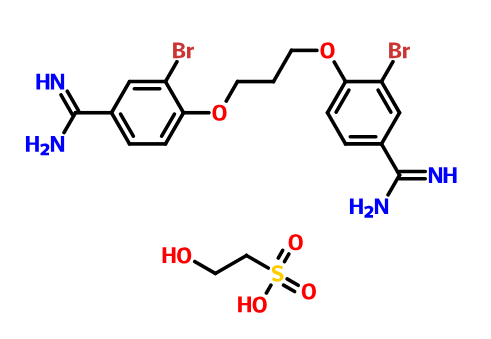 依西双溴丙脒,dibrompropamidine isetionate