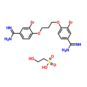 依西双溴丙脒,dibrompropamidine isetionate