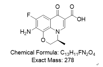 左氧氟沙星氨基化雜質(zhì),(S)-10-amino-9-fluoro-3-methyl-7-oxo-3,7-dihydro-2H-[1,4]oxazino[2,3,4-ij]quinoline-6-carboxylic acid