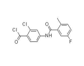 LIXI-007,4-[(5-fluoro-2-methylbenzoyl)amino]-2-chlorobenzoyl chloride