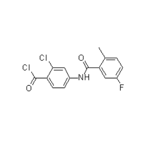 LIXI-007,4-[(5-fluoro-2-methylbenzoyl)amino]-2-chlorobenzoyl chloride