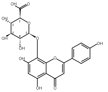 异黄芩素-8-O-葡糖糖酸,Isoscutellarein 8-O-glucuronide
