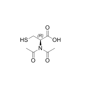 乙酰半胱氨酸杂质07,(R)-2-(N-acetylacetamido)-3-mercaptopropanoic acid
