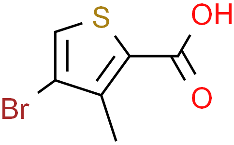 4-溴-3-甲基噻吩羧酸,4-bromo-3-methylthiophene-2-carboxylic acid