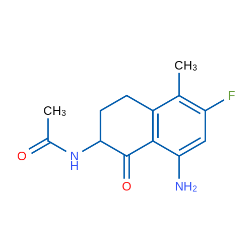 N-(8-氨基-6-氟-5-甲基-1-氧代-1,2,3,4-四氢萘-2-基)乙酰胺,N-(8-Amino-6-fluoro-5-methyl-1-oxo-1,2,3,4-tetrahydronaphthalen-2-yl)acetamide