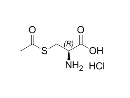 乙酰半胱氨酸杂质05（盐酸盐）,(R)-3-(acetylthio)-2-aminopropanoic acid hydrochloride