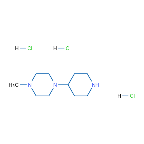 1-甲基-4-(4-哌啶基)哌嗪三盐酸盐,1 - methyl - 4 - (4 - piperidine) piperazine hydrochloride