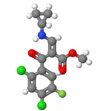 2-(2,4-二氯-5-氟苯甲酰基)-3-环丙胺基丙烯酸甲酯(甲酯胺化物),METHYL 3-(CYCLOPROPYLAMINO)-2-(2,4-DICHLORO-5-FLUOROBENZOYL)ACRYLATE