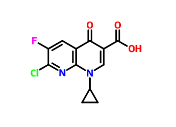 环丙基萘啶羧酸,7-Chloro-1-cyclopropyl-6-fluoro-4-oxo-1,4-dihydro-1,8-naphthyridine-3-carboxylic acid
