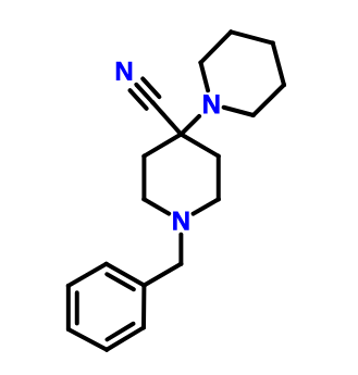 N-苄基-4-氰基-4-(1-哌啶)-哌啶,N-BENZYL-4-CYANO-4-(1-PIPERIDINO)-PIPERIDINE, 98