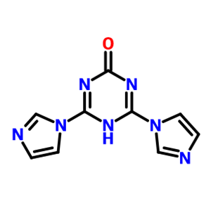 4,6-di(1-imidazolyl)-2-oxo-2,5-dihydro-1,3,5-triazine