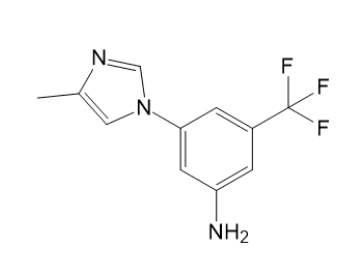 3-（4-甲基-1H-咪唑-1-基）-5-（三氟甲基）苯胺,3-(4-methyl-1H-imidazol-1-yl)-5-(trifluoromethyl)aniline