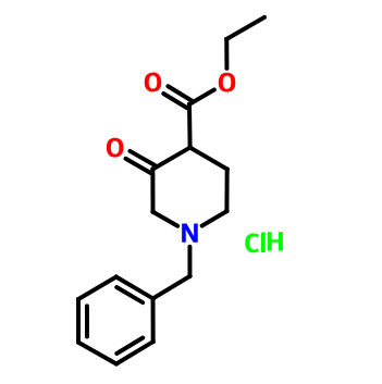 N-苄基-3-氧代哌啶-4-羧酸乙酯盐酸盐,Ethyl N-benzyl-3-oxo-4-piperidine-carboxylate hydrochloride