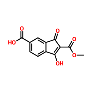 3-hydroxy-2-(methoxycarbonyl)-1-oxo-1H-indene-6-carboxylic acid