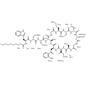 达托霉素-β异构体,Daptomycin beta-Isomer