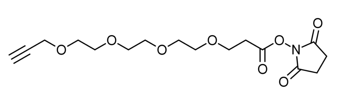 Propargyl-PEG4-NHS ester，Alkyne-PEG4-NHS,Propargyl-PEG4-NHS ester,Alkyne-PEG4-NHS