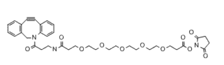 DBCO-PEG5-NHS ester,二苯基環(huán)辛炔-五乙二醇-琥珀酰亞胺酯,DBCO-PEG5-NHS ester