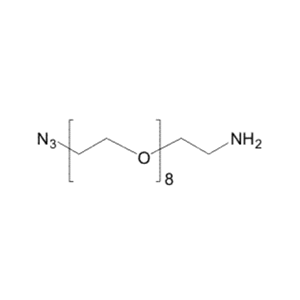 Azido-PEG8-Amine，叠氮八聚乙二醇氨基