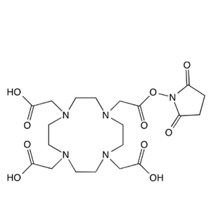 DOTA-NHS ester,羟基琥珀酰亚胺-四氮杂环十二烷四乙酸