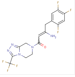 西格列汀中間體,(2Z)-4-Oxo-4-[3-(trifluoromethyl)-5,6-dihydro-[1,2,4]triazolo[4,3-a]pyrazine-7(8H)-yl]-1-(2,4,5-trifluorophenyl)but-2-en-2-amine