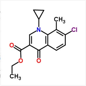 奥泽沙星中间体A1-二氧化氮,ethyl 7-chloro-8-methyl-4-oxo-1,4-dihydroquinoline-3-carboxylate