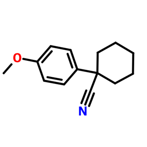 1-(4-甲氧基苯基)-1-环己烷甲腈,1-(4-METHOXYPHENYL)-1-CYCLOHEXANECARBONITRILE