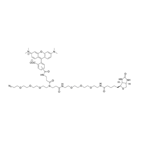 TAMRA-Biotin-N3，TAMRA-Biotin-Azide，四甲基羅丹明-生物素-疊氮