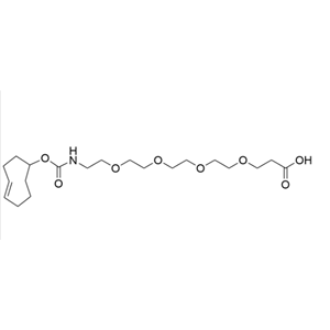 TCO-PEG4-acid，TCO-PEG4-COOH，反式环辛烯-四乙二醇-羧基