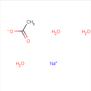 醋酸鈉,Sodium acetate trihydrate