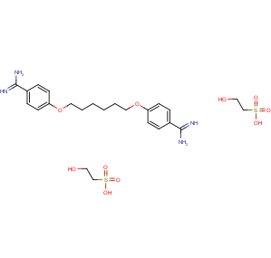 己脒定二(羟乙基磺酸)盐,Hexamidine diisethionate