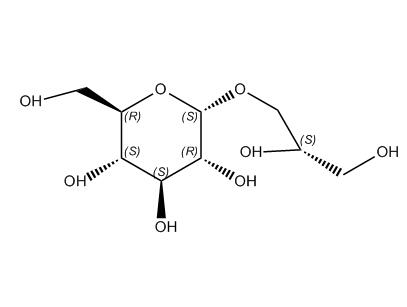 不死草對照品4,(2S,3R,4S,5S,6R)-2-((S)-2,3-dihydroxypropoxy)-6-(hydroxymethyl)tetrahydro-2H-pyran-3,4,5-triol