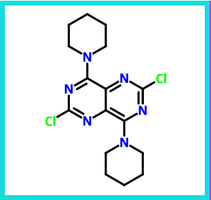 2,6-二氯-4,8-二哌啶子基嘧啶并[5,4-d]嘧啶