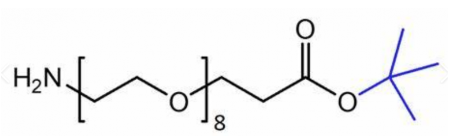 Amino-PEG8-t-butyl ester,氨基-八聚乙二醇-丙酸叔丁酯,NH2-PEG8-t-butyl ester,Amino-PEG8-t-butyl ester