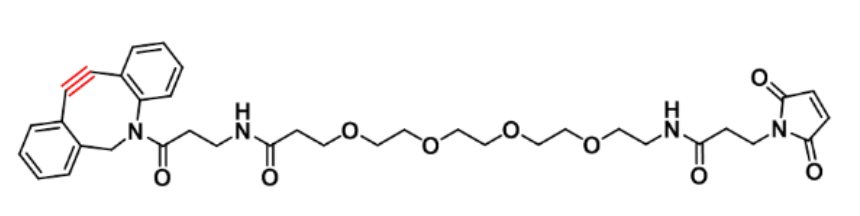 DBCO-PEG4-Maleimide,二苄环辛基-PEG4-马来酰亚胺,DBCO-PEG4-Maleimide,Dibenzocyclooctyne-PEG4-maleimide