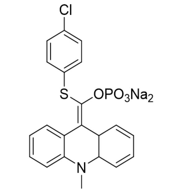 （4-氯苯巰基）（10-甲基-9,10-二氫化吖啶亞甲基）磷酸二鈉鹽，APS-5,9-(4-Chlorophenylthiophosphoryloxymethylidene)-10-methylacridan,disodium salt