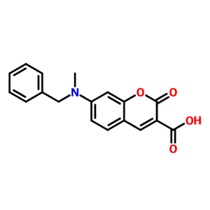 7-[苄基(甲基)氨基]-2-氧代-2H-苯并吡喃-3-羧酸